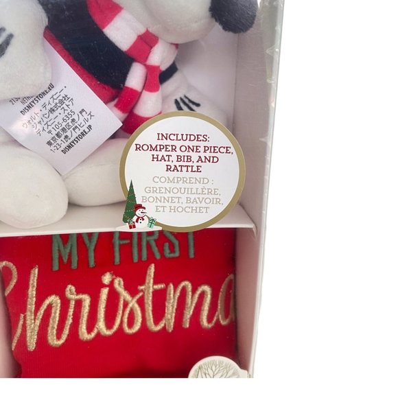 Disney Store Mickey Mouse and Friends My First Christmas Baby Gift Set 6-9M - Picture 9 of 10